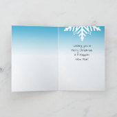 Ho Ho Ho Merry kerstkerstkerstman en Elf in de gev Kaart (Binnen)