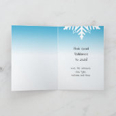 Ho Ho Ho Merry kerstkerstkerstman en Elf in de gev Kaart (Binnen)