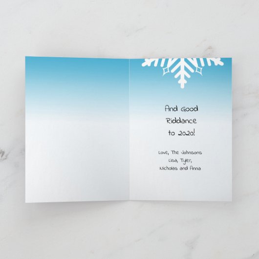 Ho Ho Ho Merry kerstkerstkerstman en Elf in de gev Kaart (Binnen)