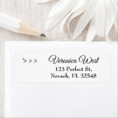 Ho Ho Ho met een rode kerstmuts Etiket (Insitu)