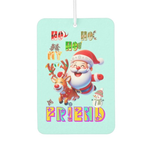 Ho Ho Ho Mijn Beste Vriend Luchtverfrisser (Voorkant)