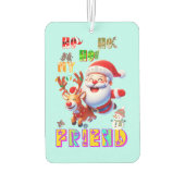 Ho Ho Ho Mijn Beste Vriend Luchtverfrisser (Achterkant)