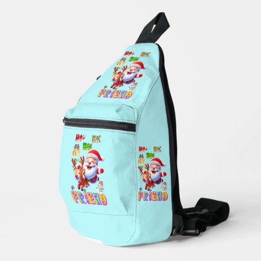 Ho Ho Ho Mijn Beste Vriend Sling Bag (Rechterhoek)