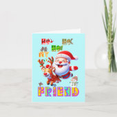 Ho Ho Ho Mijn Dure Vriend Kaart (Voorkant)