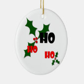 Ho Ho Ho Mistletoe Ornament (Rechts)