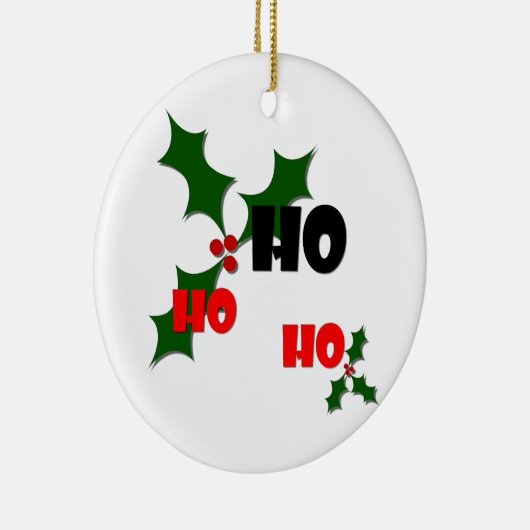 Ho Ho Ho Mistletoe Ornament (Rechts)