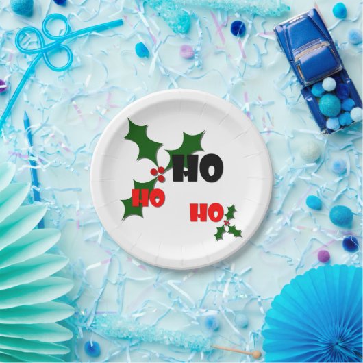 Ho Ho Ho Mistletoe Paper Bord (Feest)