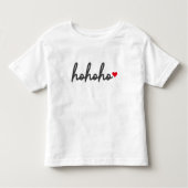 Ho Ho Ho | Modern minimalist voor het kersthart Kinder Shirts (Voorkant)
