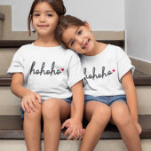 Ho Ho Ho | Modern minimalist voor het kersthart Kinder Shirts