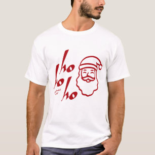 Ho Ho Ho Modern Minimalistisch T-shirt
