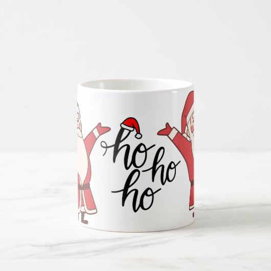 Ho Ho Ho Monogram Kerstmis  Koffiemok (Center)
