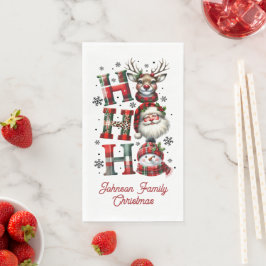 Ho Ho Ho Mooie Kerst Papieren Servetten