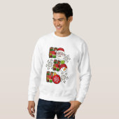 Ho Ho Ho Mooie Kersttrui Trui (Voorkant volledig)