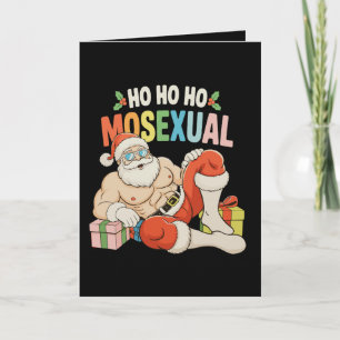 Ho Ho Ho Moseksueel Gay Kerstman LGBT Pride Kerstm Kaart