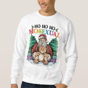 Ho Ho Ho Moseksueel Gay Kerstman LGBTQ Gay Kerstmi Trui
