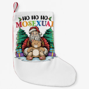 Ho Ho Ho Moseksuele Gay Kerstman LGBTQ Gay Kerstmi Kleine Kerstsok
