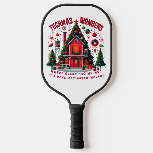 Ho-ho-ho naar een slimmer huis voor kerstvakantie! pickleball paddle (Voorkant)