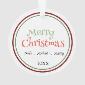 Ho Ho Ho Naughty is de juiste keuze, grappige kers Ornament (achterkant)