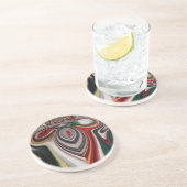 HO HO HO! Nieuwste kerstretro  Hakuna Ma Zandsteen Onderzetter (Zijkant)