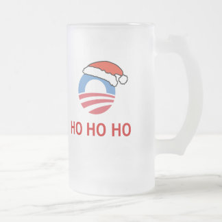Ho Ho Ho Obama Stein Matglas Bierpul