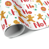 Ho Ho Ho Oh Nee! T-shirt Cadeaupapier (Rol Hoek)