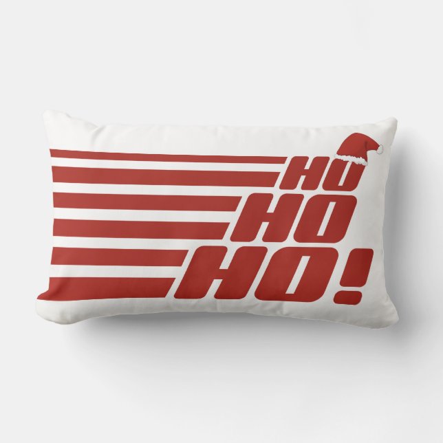 Ho Ho Ho op maat Xmas gooi kussen (Voorkant)