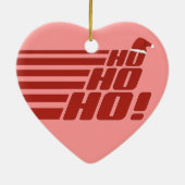 Ho Ho Ho op maat Xmas ornament (Achterkant)