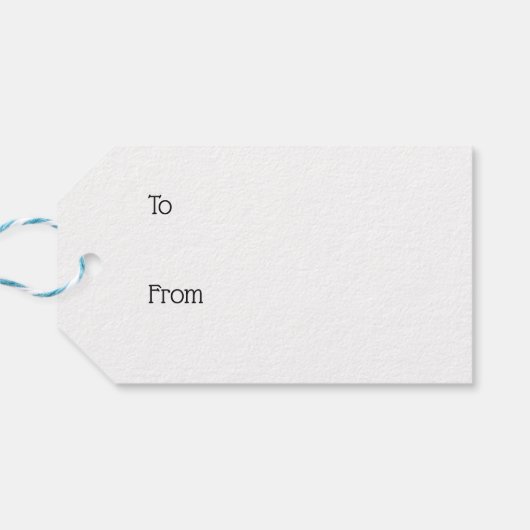 Ho Ho Ho over het effect van rode glitter Cadeaulabel (Achterkant Horizontaal)