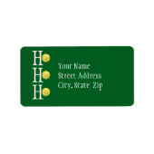 HO-HO-HO - personalized address label (Voorkant)