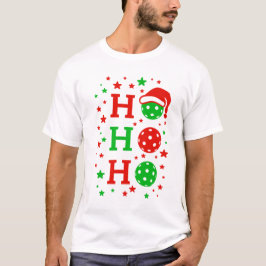 Ho Ho Ho Pickleball – Grappige Kerstsport T-shirt