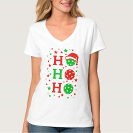 Ho Ho Ho Pickleball – Grappige Kerstsport T-shirt