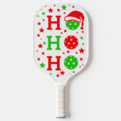 Ho, Ho, Ho Pickleball Kerstmis Paddle (Voorkant)