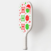 Ho, Ho, Ho Pickleball Kerstmis Pickleball Paddle (Links)
