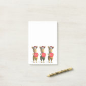 Ho Ho Ho Piglets Post-it® Notes (Op bureau)
