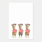 Ho Ho Ho Piglets Post-it® Notes (Voorkant)