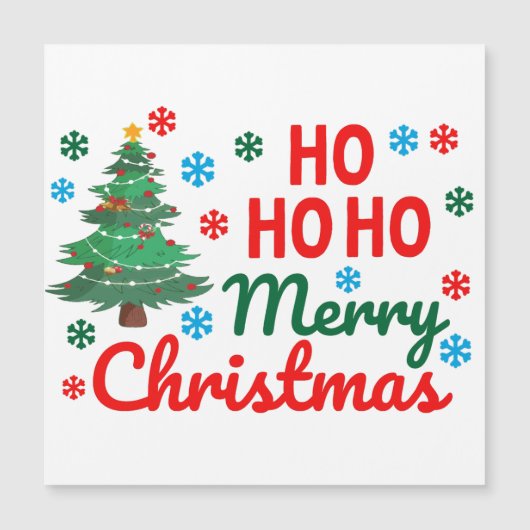 HO HO HO PRETTIG KERSTFEEST (Voorkant)