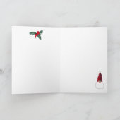 HO HO HO Prettig kerstfeest. Aanpasbaar Feestdagen Kaart (Binnen)