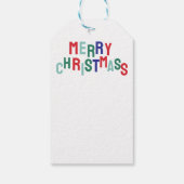 Ho Ho Ho Prettig Kerstfeest Cadeaulabel (Achterkant)