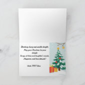 Ho Ho Ho! Prettig kerstfeest Kaart (Binnen)