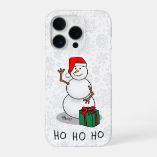 Ho Ho Ho Prettig Kerstfeest Kerstman Schattige Sne iPhone 16 Pro Hoesje