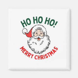 HO HO HO PRETTIG KERSTFEEST MAGNEET