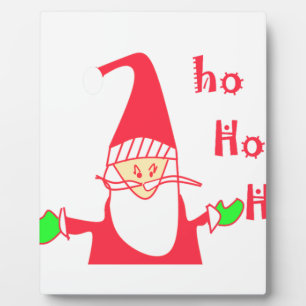 Ho Ho Ho Prettig Kerstfeest Van Kerstman.png Fotoplaat