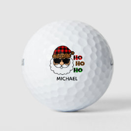 Ho Ho Ho Pset Cool Santa Kerstmis op persoonlijke  Golfballen