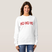 Ho Ho Ho Red Kerstshirt Trui (Voorkant volledig)