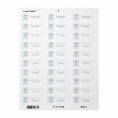Ho Ho Ho Retouradreslabel Etiket (Full Sheet)