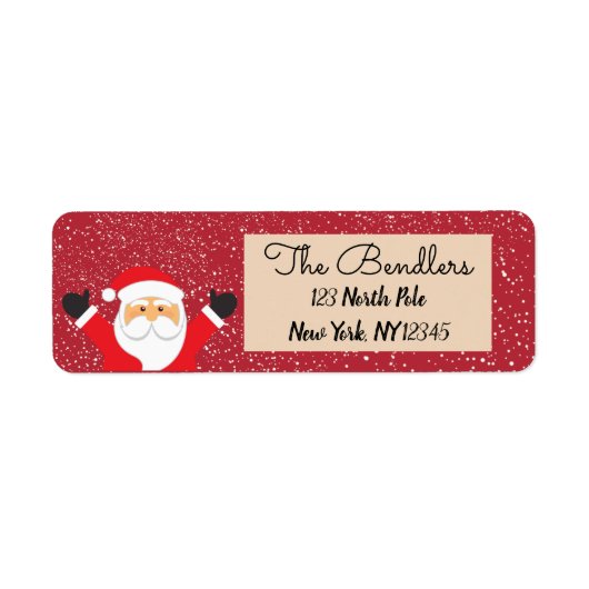 Ho! Ho! Ho! Retouretiket Etiket (Voorkant)