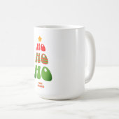Ho Ho Ho Retro Christmas Tree Mug Koffiemok (Voorkant rechts)