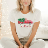 Ho Ho Ho |  rode truck vrolijk kerstfeest T-shirt