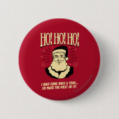 Ho! Ho! Ho! Ronde Button 5,7 Cm (Voorkant)