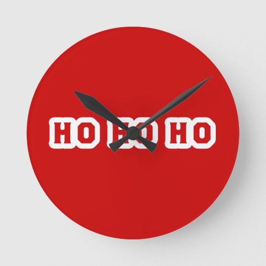 HO HO HO RONDE KLOK (Voorkant)
